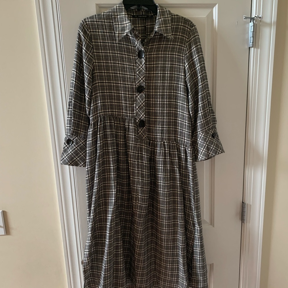 ZARA Flannel (M) Dress
